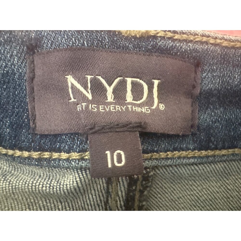 NYDJ Emma Relaxed Fit Size 10 Jeans Lift Tuck Technology Medium Wash NEW - Picture 3 of 14